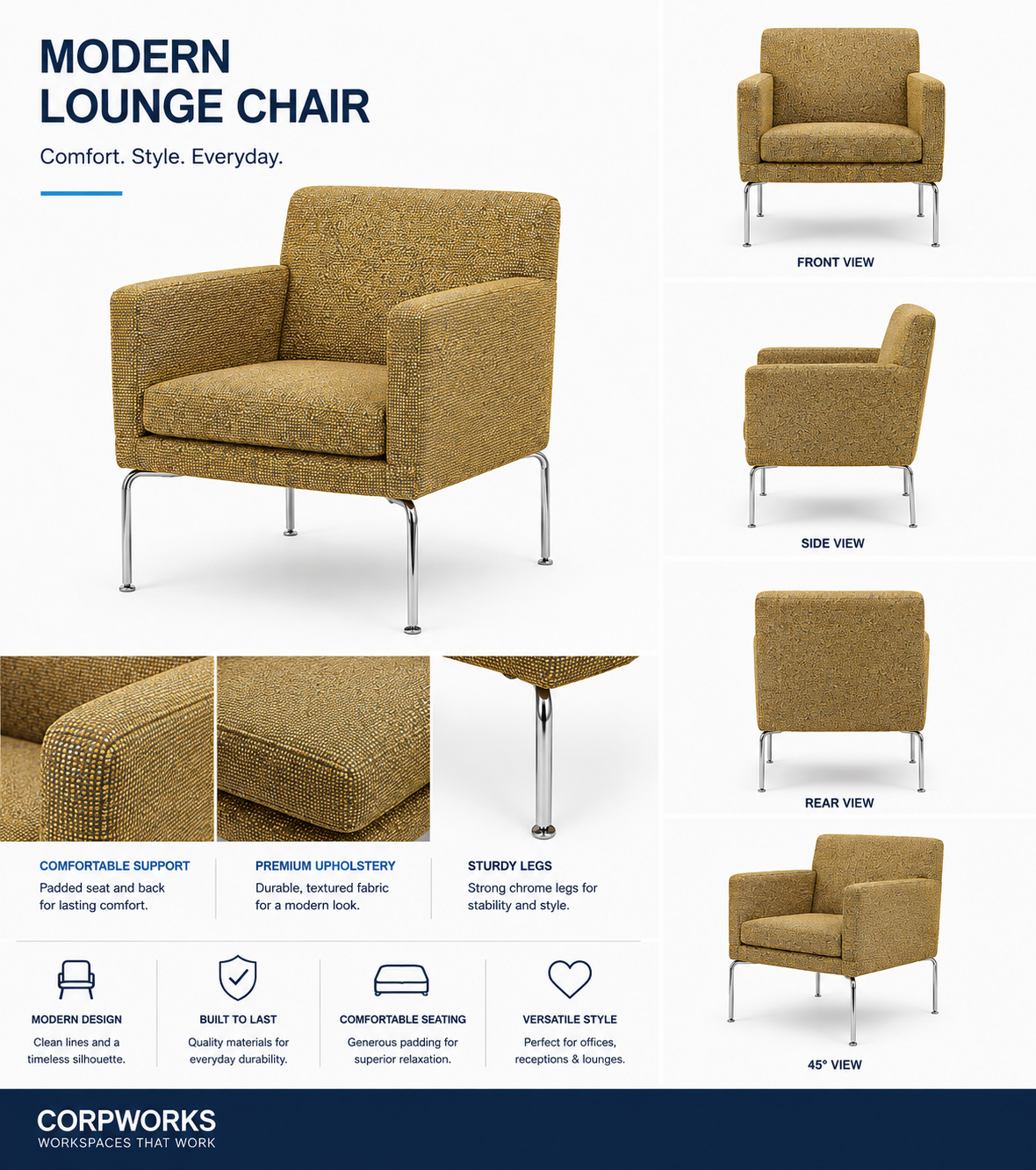 Yellow Lounge Seater
